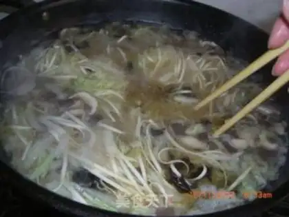Make Fresh beef noodles step 9