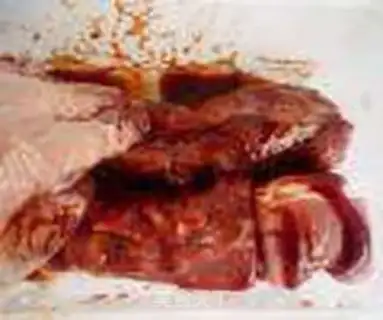 Make Honey sauce and roast meat step 10
