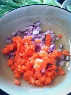 Make Thai double egg breakfast step 2