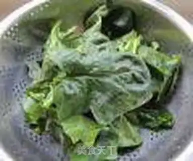 Make Spinach pancakes step 1