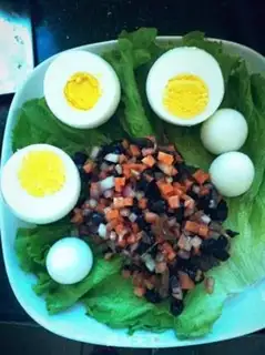 Make Thai double egg breakfast step 5