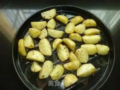 Make Roasted potatoes step 7