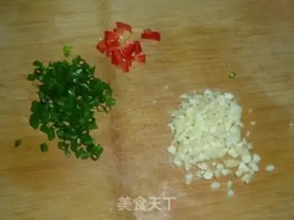 Make Gold needle fan steamed shrimp step 3