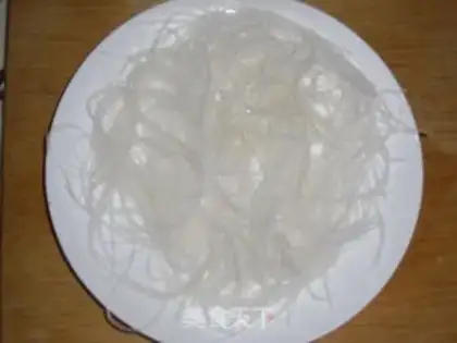 Make Gold needle fan steamed shrimp step 4