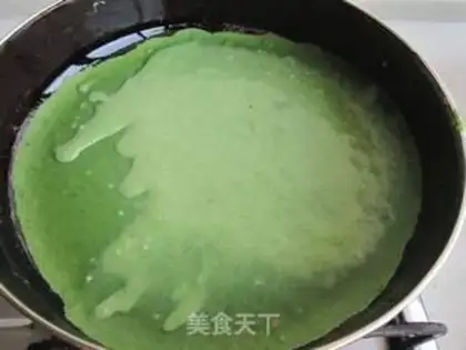 Make Spinach pancakes step 8