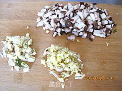 Make Mushrooms and oils -- green fragrance step 4