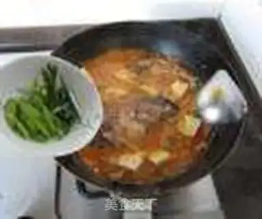Make Salmon tofu soup step 17