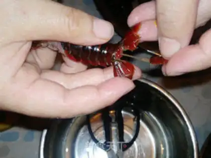 Make A greasy purple lobster step 1