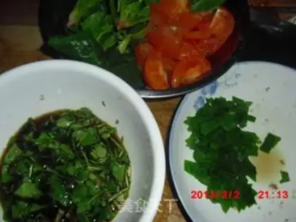 Make Tomato chicken noodles step 1