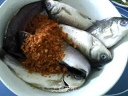 Make No-oil-free mackerel step 3