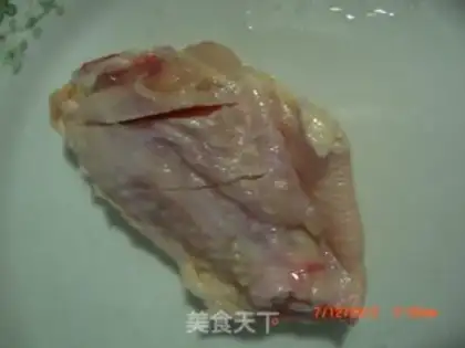 Make Microwave chicken wings step 1
