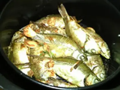 Make No-oil-free mackerel step 10
