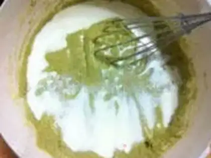 Make Tea chocolate marfin step 3