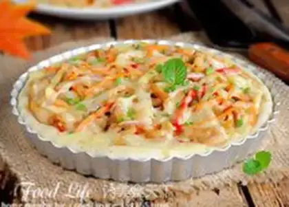 Make Curry chicken pizza step 20