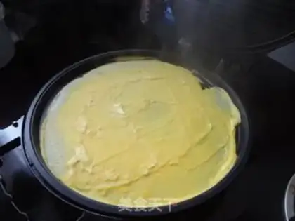 Make Curry eggcake step 4