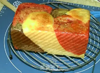 Make Three-colour toast step 17