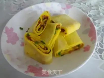Make Curry eggcake step 8