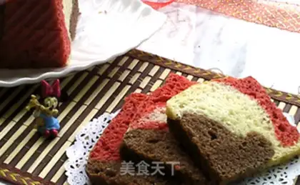 Make Three-colour toast step 19