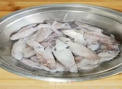 Make Plumbfish tofu step 0