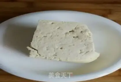 Make Plumbfish tofu step 1
