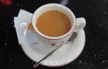 Make Sock milk tea step 2