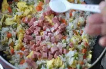 Make Egg fried rice step 8