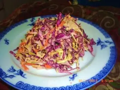 Make Three color salad step 5