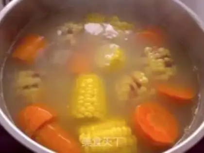 Make Corn radish liver soup step 4