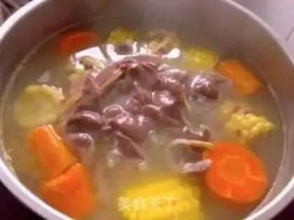 Make Corn radish liver soup step 5