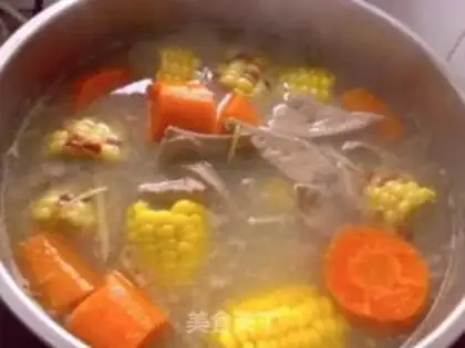 Make Corn radish liver soup step 6
