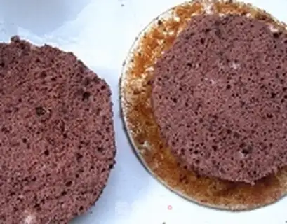 Make Black Forest birthday cake step 1