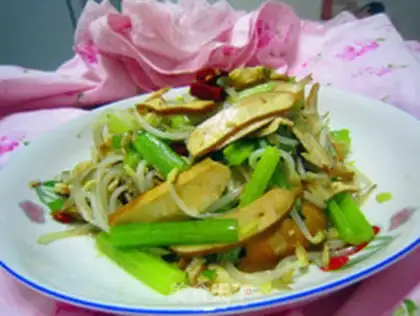 Make ♪ Dry, fried, celery ♪ step 6