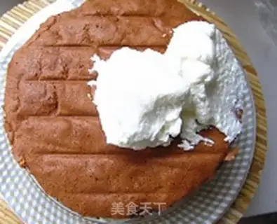 Make Black Forest birthday cake step 7