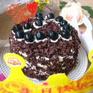 Make Black Forest birthday cake step 11