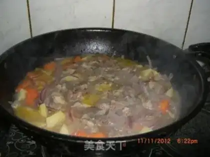 Make Curry beef rice step 6