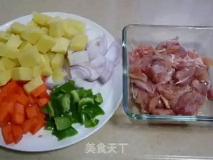 Make Curry chicken step 0