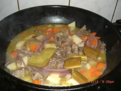 Make Curry beef rice step 7