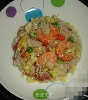 Make Yangzhou fried rice step 12