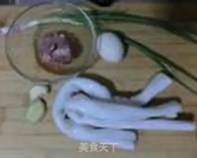 Make Pig intestine powder step 0