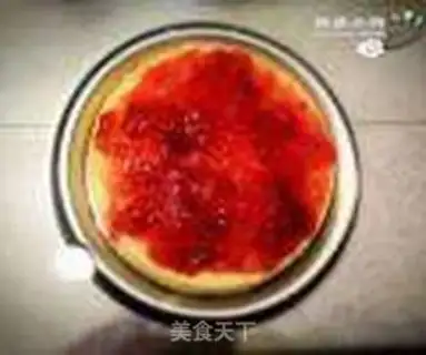 Make Romantic strawberry cake step 4