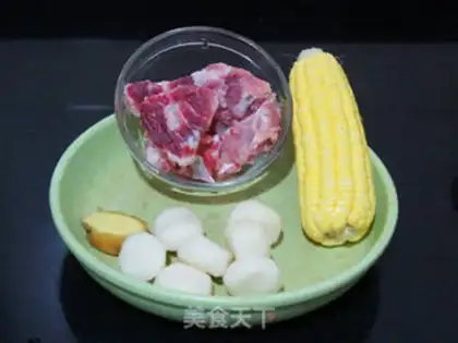 Make Horseshoe corn soup step 0