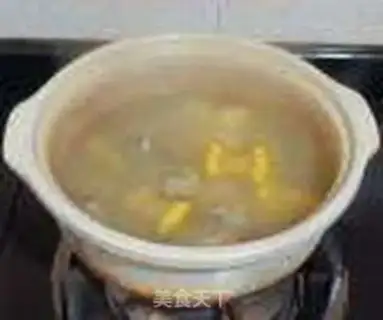 Make Horseshoe corn soup step 10
