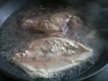 Make Chicken soup tofu pot step 2