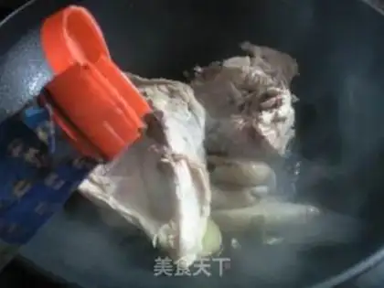 Make Chicken soup tofu pot step 5