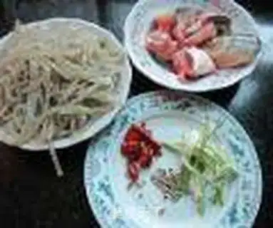 Make Pepper pasta fish step 0