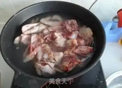Make Chicken stew mushrooms step 1