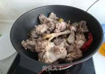 Make Chicken stew mushrooms step 5