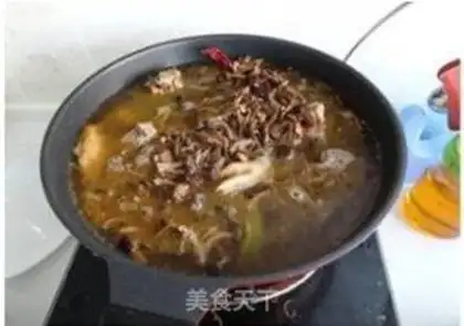 Make Chicken stew mushrooms step 8