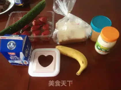 Make Fruit sandwich step 0