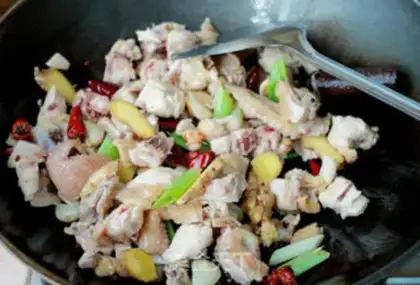 Make Potato chicken step 4